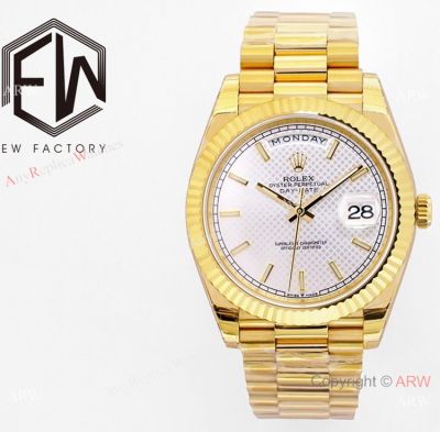 Copy Rolex Day Date 40mm 2836 Watch Gold Presidential